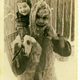 A 1949 photo from Austria of Krampus, the terrifying Christmas tradition of a half-goat, half-demon who goes after children (Flickr/Twitter)